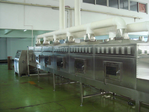 魷魚(yú)絲微波殺菌機